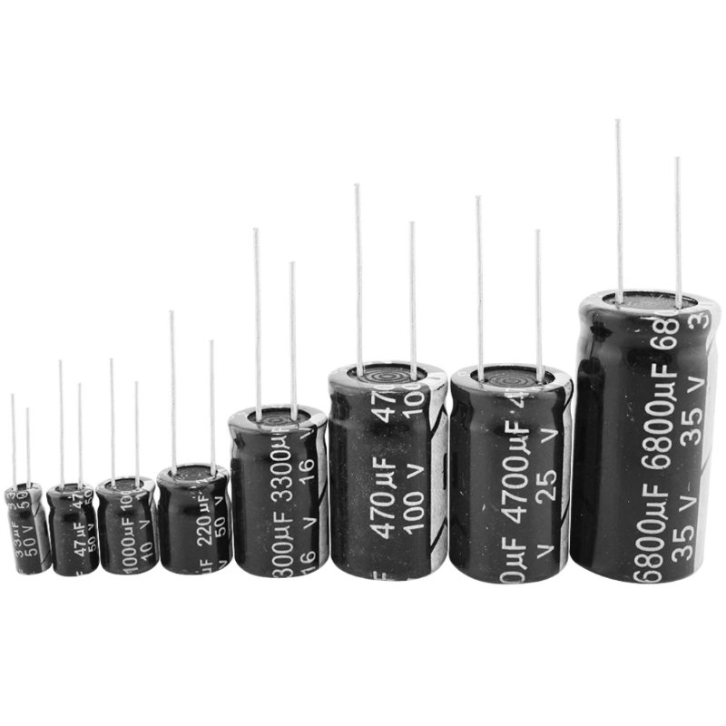 Différentes condensateurs